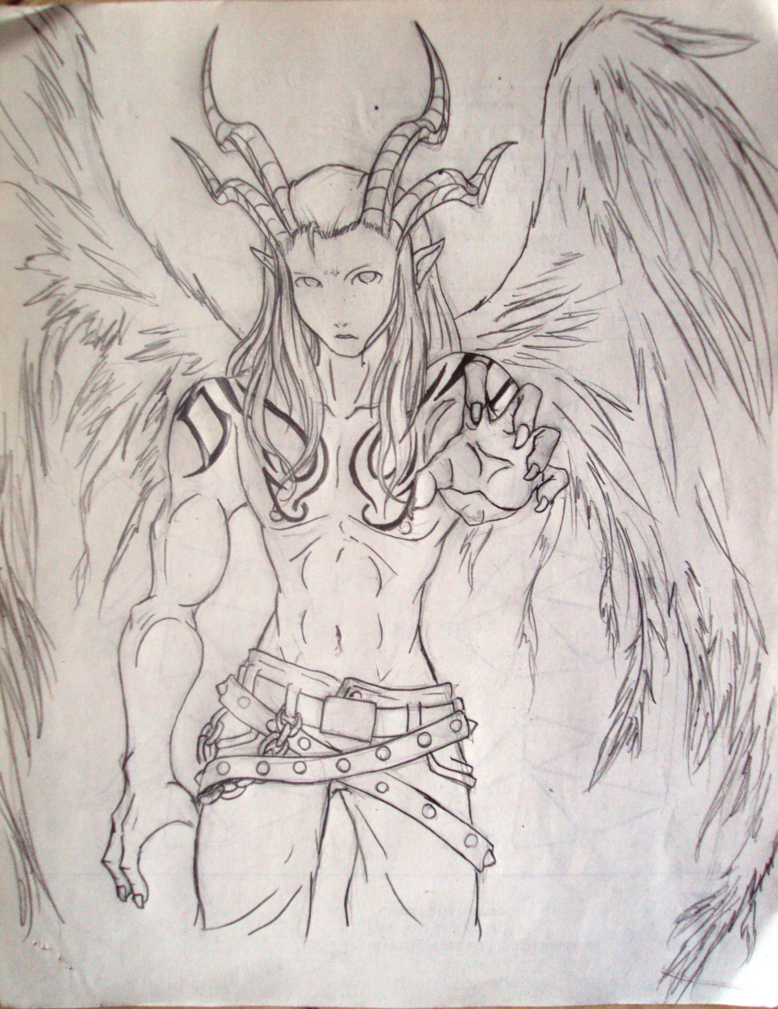 Fallen Angel Sketch
