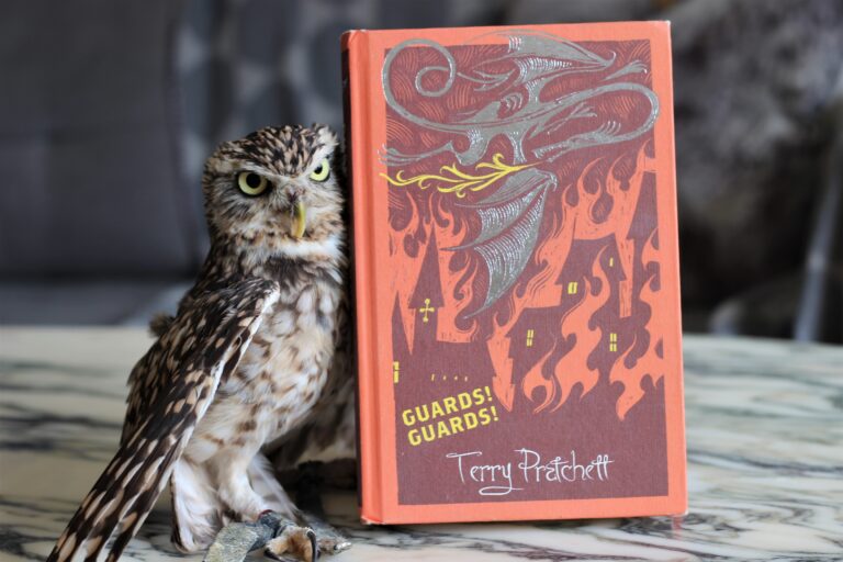 The Bookish Owl Guards! Guards! by Terry Pratchett Michelle Louring