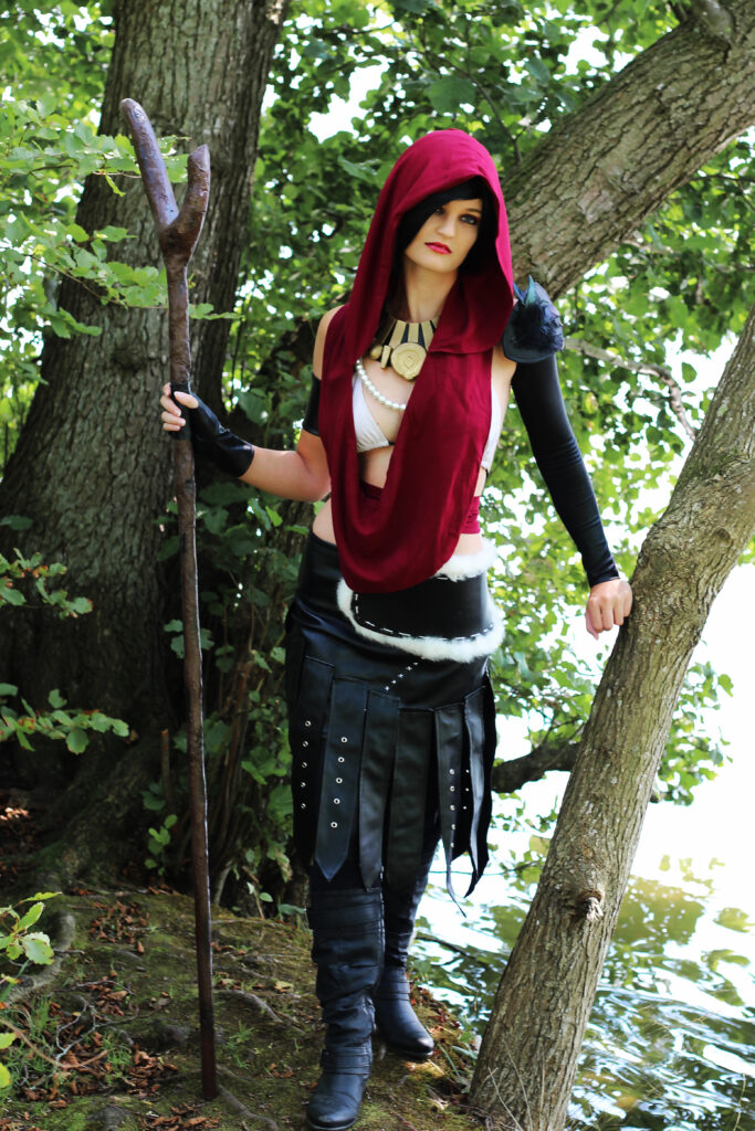 Morrigan Cosplay Lake