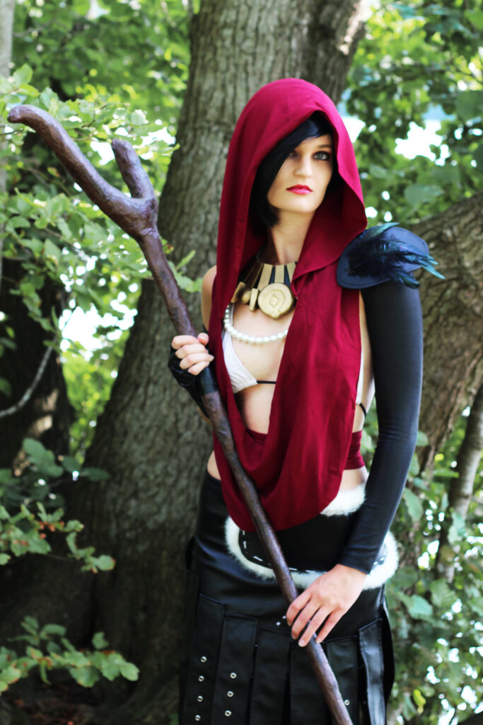 Morrigan Cosplay Forest