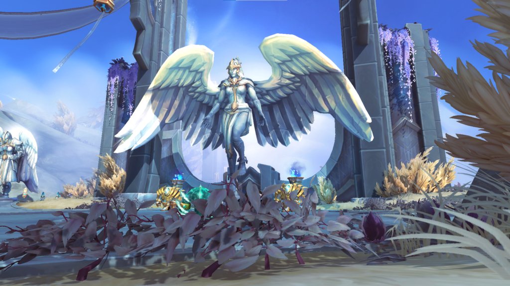 World of Warcraft Shadowlands Bastion Statue