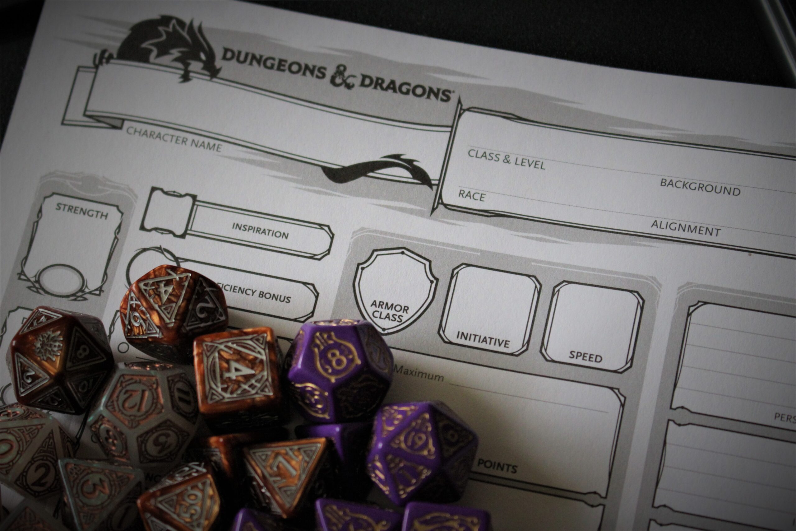 Dungeons and Dragons Character Sheet