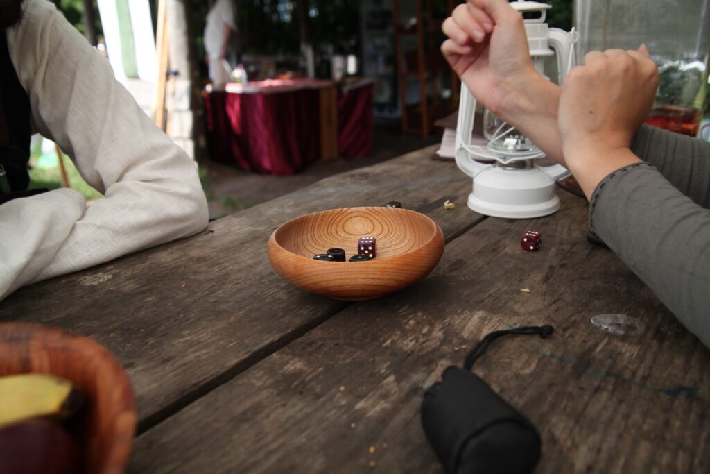 Dice games at Road to Daggerfort