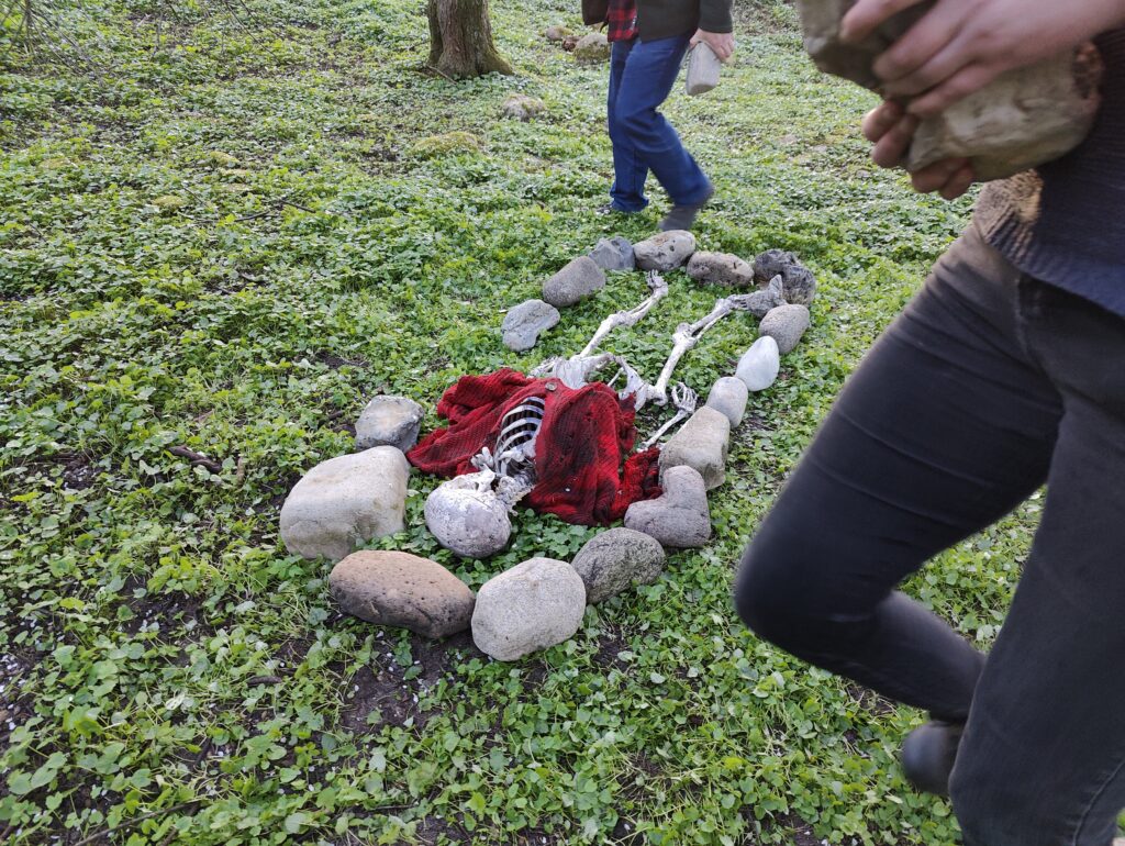 Rites of Spring skeleton prop